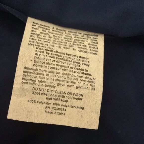 Alyce Paris Women's Royal Blue Velvet Cocktail Prom Dress - Picture 10 of 10